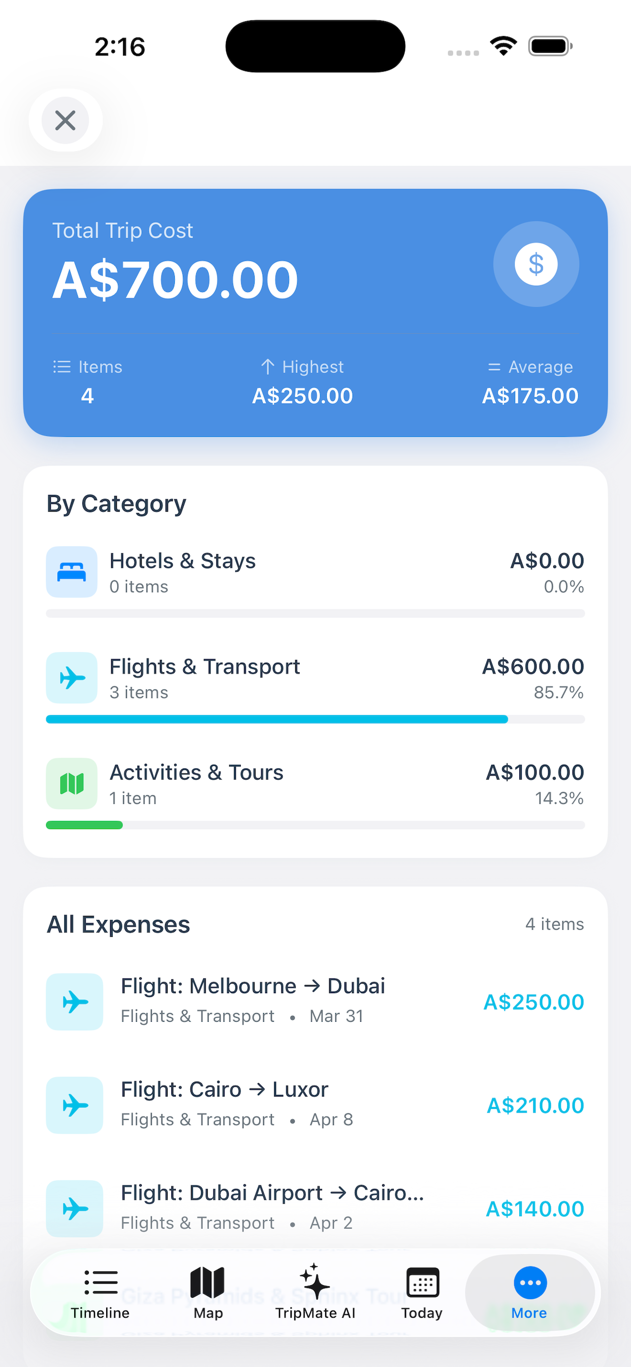 TripMate AI app